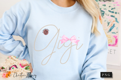 Coquette Pearl Gigi PNG Design | Mothers Day PNG Product Image 8