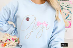 Coquette Pearl Gigi PNG Design | Mothers Day PNG Product Image 8