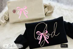 Coquette Pearl God PNG Design | Christian Png Product Image 11