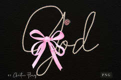 Coquette Pearl God PNG Design | Christian Png Product Image 3
