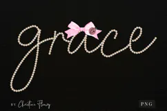 Coquette Pearl Grace PNG Design | Christian Png Product Image 3