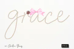 Coquette Pearl Grace PNG Design | Christian Png Product Image 4