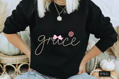 Coquette Pearl Grace PNG Design | Christian Png Product Image 6