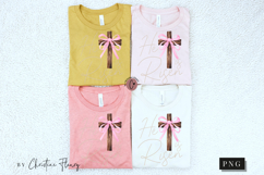 Coquette Pearl He Is Risen PNG Design | Christian Png Product Image 7