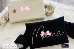 Coquette Pearl Mama PNG Design | Mothers Day PNG Product Image 11