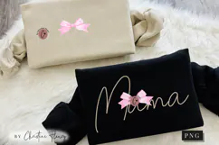 Coquette Pearl Mama PNG Design | Mothers Day PNG Product Image 11