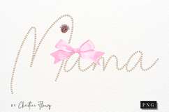 Coquette Pearl Mama PNG Design | Mothers Day PNG Product Image 4