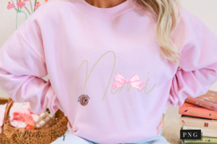 Coquette Pearl Mimi PNG Design | Mothers Day PNG Product Image 10
