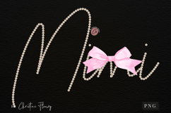 Coquette Pearl Mimi PNG Design | Mothers Day PNG Product Image 3