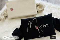 Coquette Pearl Mom PNG Design | Mothers Day PNG Product Image 11