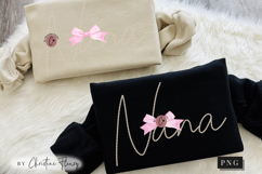 Coquette Pearl Nana PNG Design | Mothers Day PNG Product Image 11