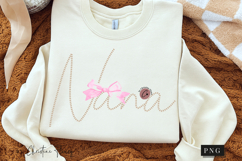 Coquette Pearl Nana PNG Design | Mothers Day PNG Product Image 2