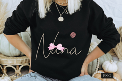 Coquette Pearl Nana PNG Design | Mothers Day PNG Product Image 6