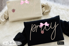 Coquette Pearl Pray PNG Design | Christian Png Product Image 10