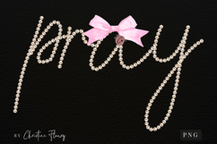 Coquette Pearl Pray PNG Design | Christian Png Product Image 3