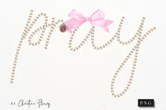 Coquette Pearl Pray PNG Design | Christian Png Product Image 4