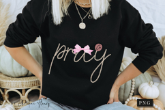 Coquette Pearl Pray PNG Design | Christian Png Product Image 6