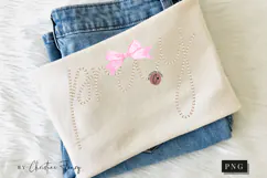 Coquette Pearl Pray PNG Design | Christian Png Product Image 9
