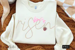 Coquette Pearl Risen PNG Design | Christian Png Product Image 2
