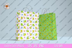 Pear Seamless Pattern Bundle, Kawaii Pear Digital Paper Product Image 7
