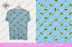 Pear Seamless Pattern Bundle, Kawaii Pear Digital Paper Product Image 6