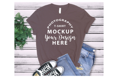 BellaCanvas 3001 T-shirt Mockup PEBBLE Product Image 1