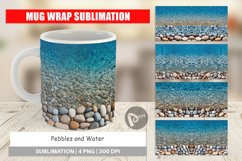 Mug Wrap Design Pebbles and Water Product Image 1