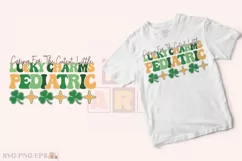 Pediatric Nurse St Patrick's Day SVG PNG T-shirt Design Product Image 2