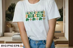 Pediatric Nurse St Patrick's Day SVG PNG T-shirt Design Product Image 3