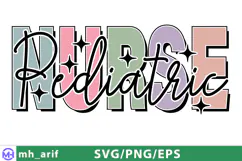 Peds Nurse PNG Picu, Pediatric Nurse SVG Design Product Image 1