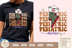 Pediatric Nurse Png Svg, nurse Sublimation Design Png Product Image 4
