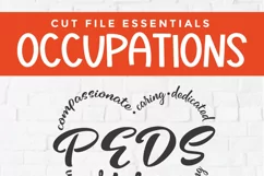 PEDS Nurse SVG for a pediatrics nurse - use with Cricut or Silhouette machine