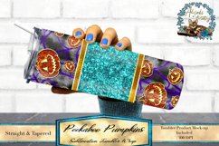 This is a peekaboo pumpkins sublimation design. Sized to fit a 20oz skinny tumbler.