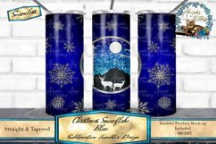 peek-a-boo tumbler, tumbler wrap, winter deer, Christmas sublimation