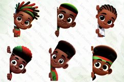 Peeking African American Little Boy Bundle Product Image 4