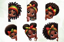 Peeking African American Little Girl Product Image 4