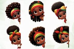 Peeking African American Little Girl Product Image 3