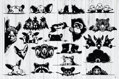 Peeking Animal Bundle SVG, Animal Cut File, Peeking Animal Product Image 2