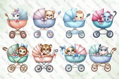 Peeking Baby Stroller Sublimation Product Image 2