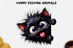 Funny Peeking Cat PNG Clipart Product Image 1