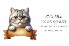 Peeking Cat Clipart Bundle Product Image 3