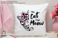 Peeking Cat SVG | Peeping Kitten PNG | Pet Illustration Product Image 3