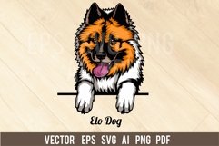 Elo Dog, Head dog SVG color Vector Clipart Product Image 1