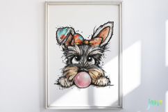 Peeking Easter Dog Clipart Product Image 4