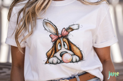 Peeking Easter Dog Clipart Product Image 2