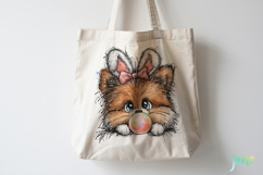 Peeking Easter Dog Clipart Product Image 4