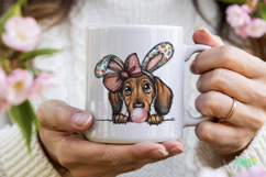 Peeking Easter Dog Clipart Product Image 3