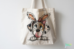 Peeking Easter Dog Clipart Product Image 4