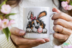 Peeking Easter Dog Clipart Product Image 3