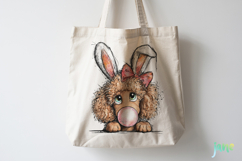 Peeking Easter Dog Clipart Product Image 4